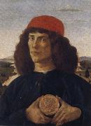 Sandro Botticelli Portrait Cosimo old gentleman oil